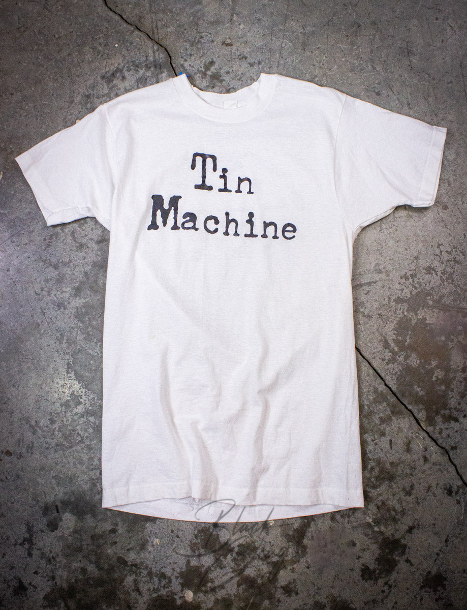 Vintage Tin Machine Zero Tolerance Tour Concert T Shirt 1991