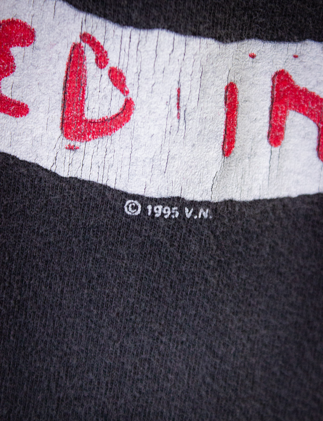 Vintage Vince Neil Carved In Stone Concert T Shirt 1996 Black XL