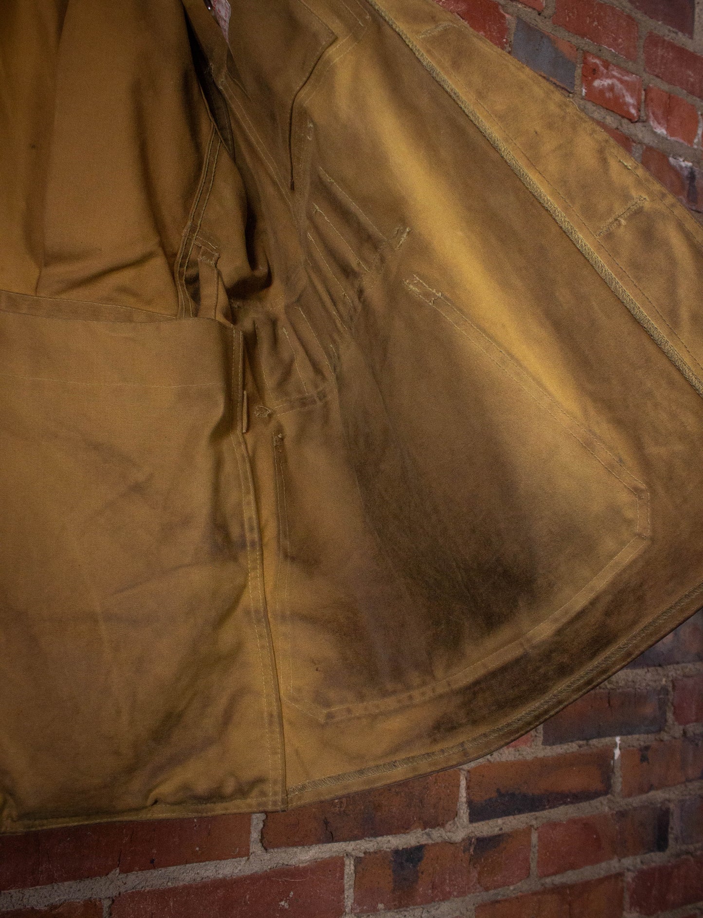 Vintage Filson Waxed Work Wear Jacket Tan XL