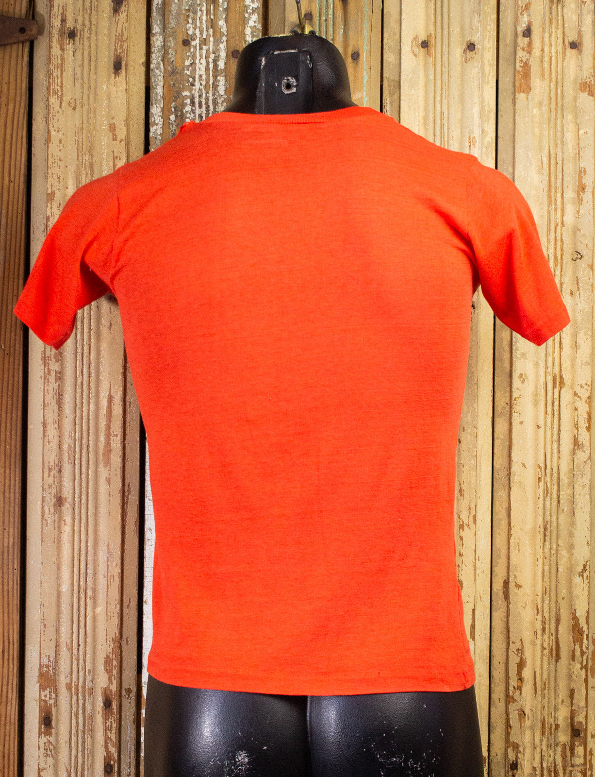 Vintage Weed of Wisdom Graphic T Shirt 70s Orange XS