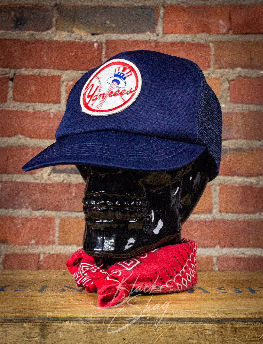 Vintage New York Yankees Trucker Hat – Black Shag Vintage display picture 1