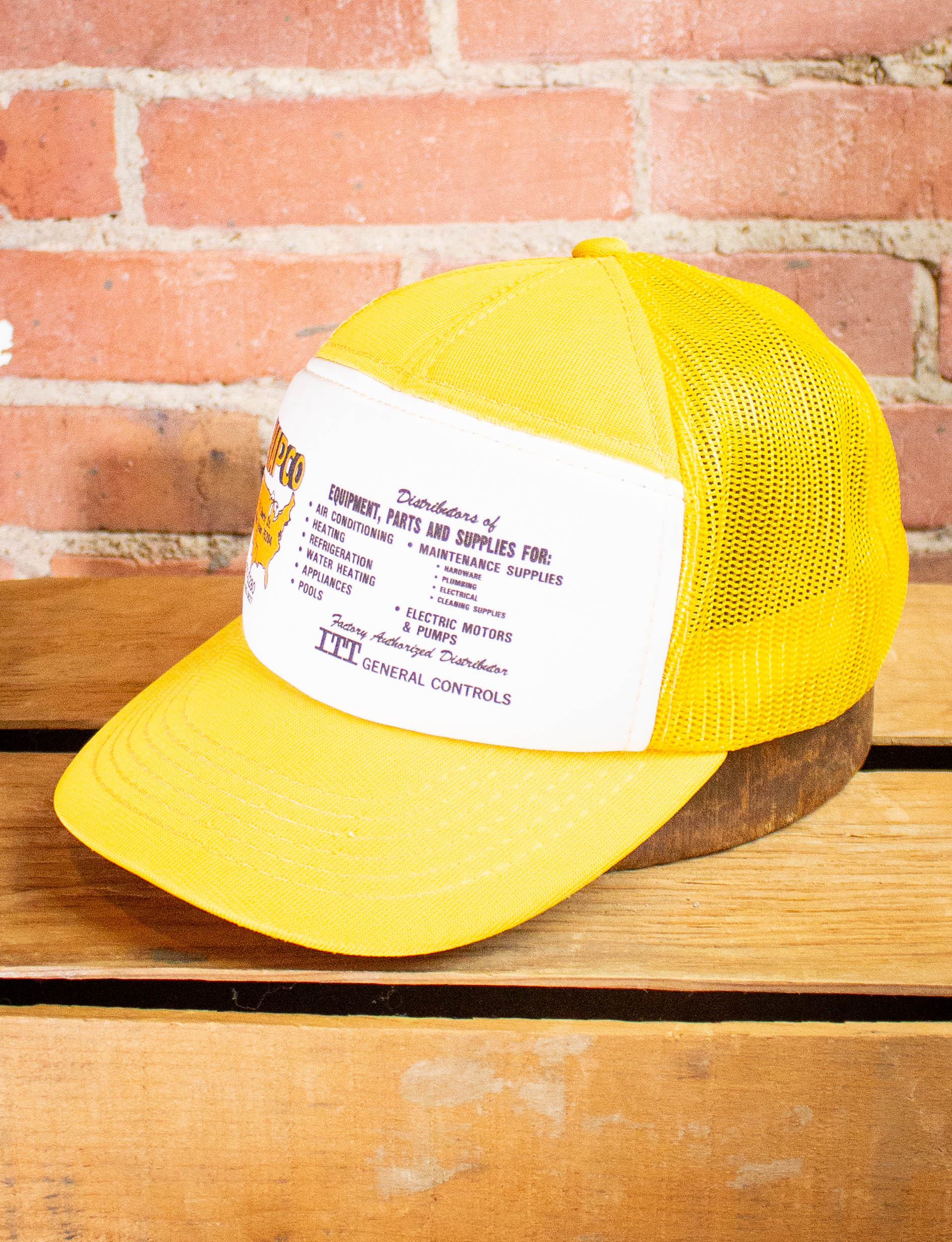 Vintage NAPCO Yellow Trucker Hat
