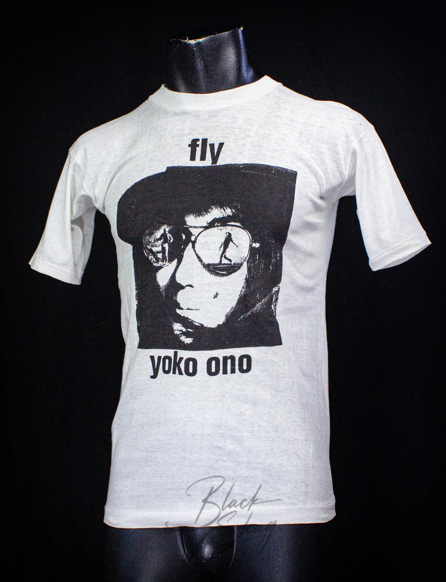 Vintage Yoko Ono Fly Promo T Shirt 1971 XS – Black Shag Vintage