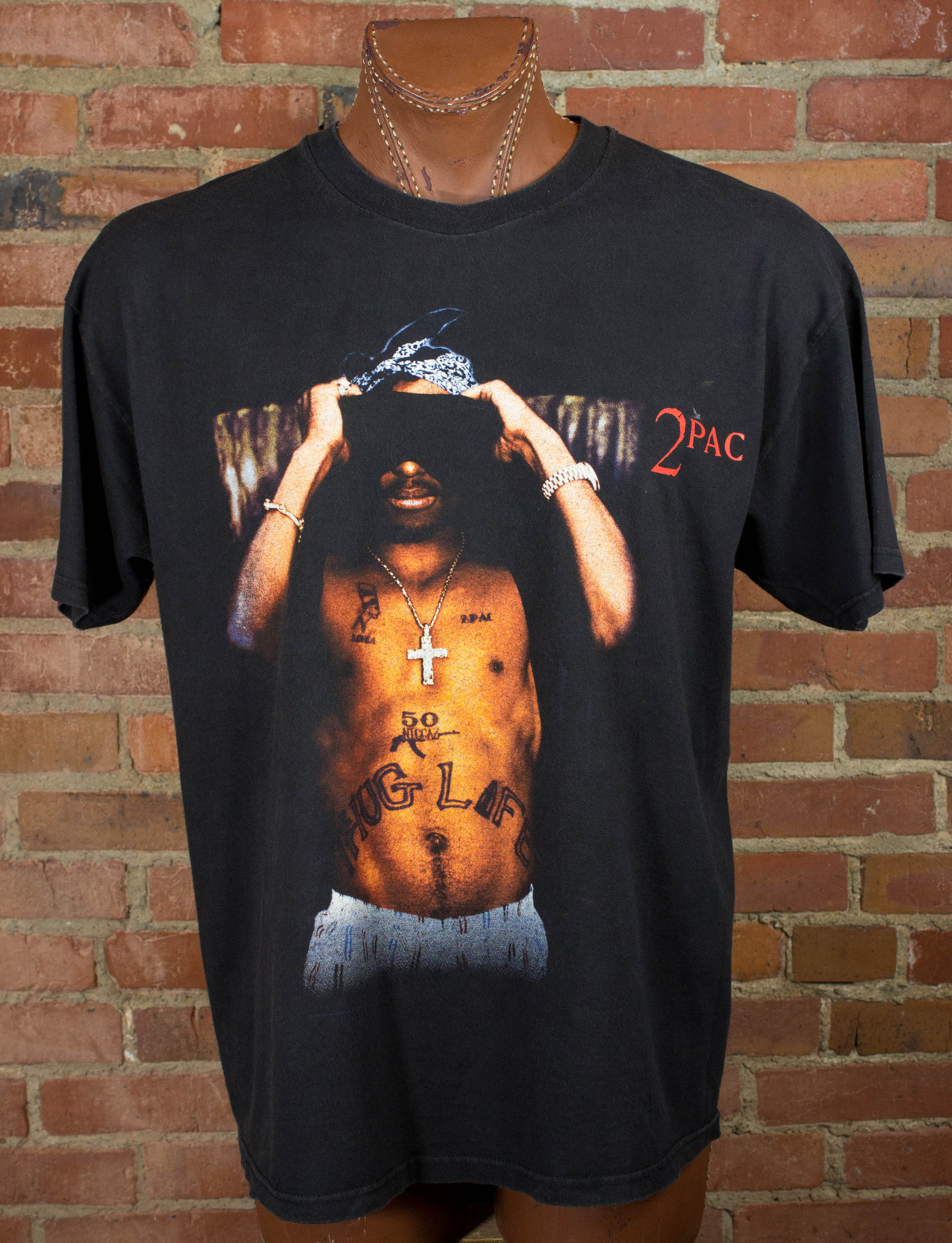 90s 2pac tシャツ all eyes on me  ヴィンテージTシャツ季節感春夏秋冬