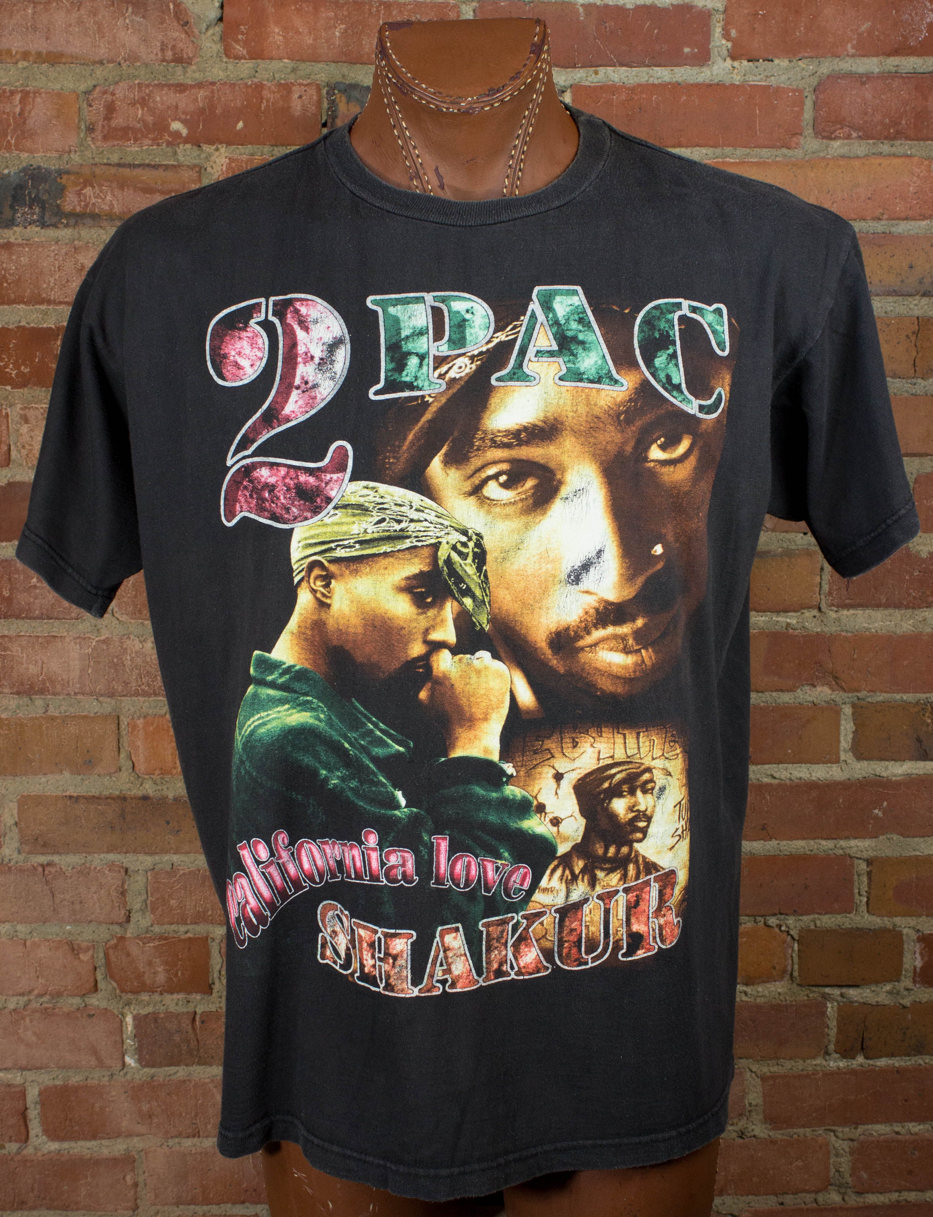 Tupac Shakur California Love I Ain't Mad At Cha Bootleg Rap Tee Concer