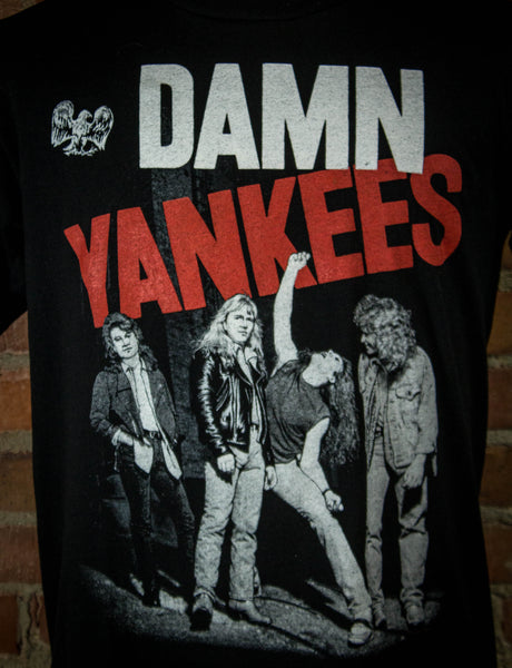 DAMN YANKEES DAMN YANKEES 1990 NEW BLACK T-SHIRT - Best Rock T-shirts