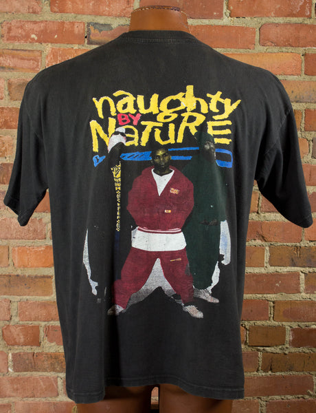 Naughty By Nature 90s Craziest Bootleg Black Rap Tee Concert T Shirt Unisex  XL