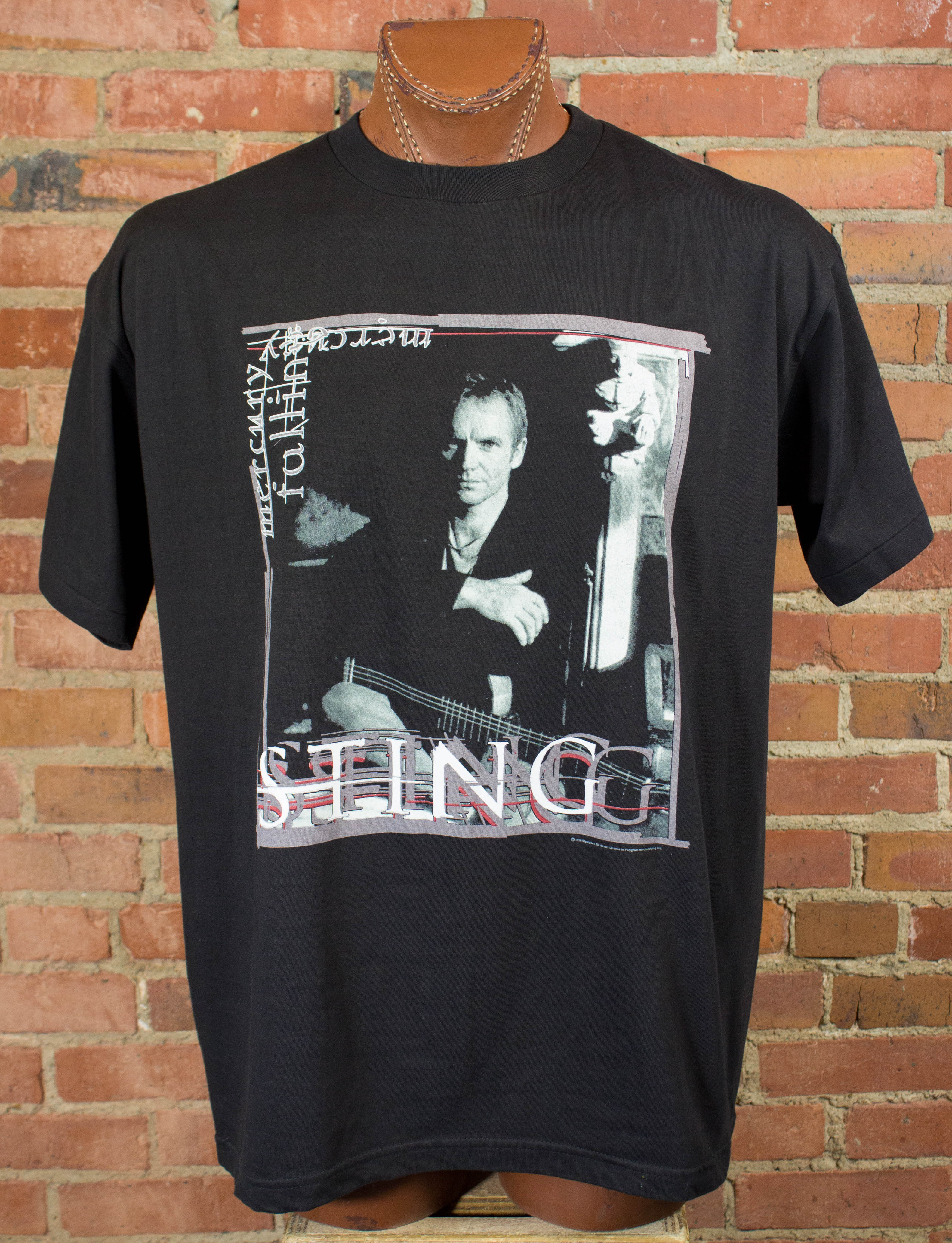 Vintage Sting 1996 Mercury Falling Black Concert T Shirt Unisex XL