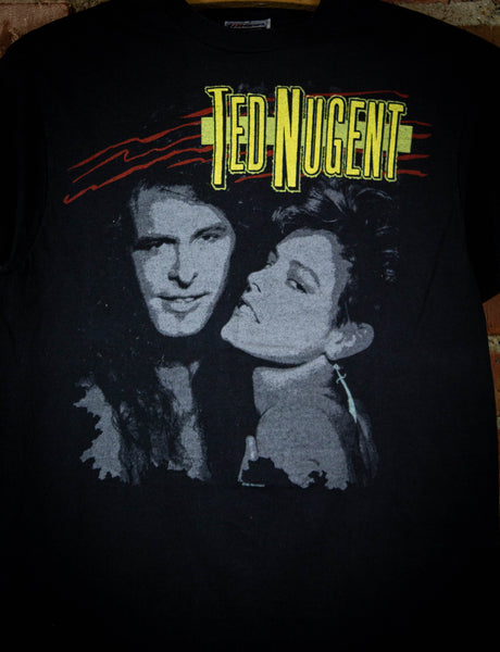 Vintage 1986 Ted Nugent Little Miss Dangerous Tour Concert T Shirt S/M