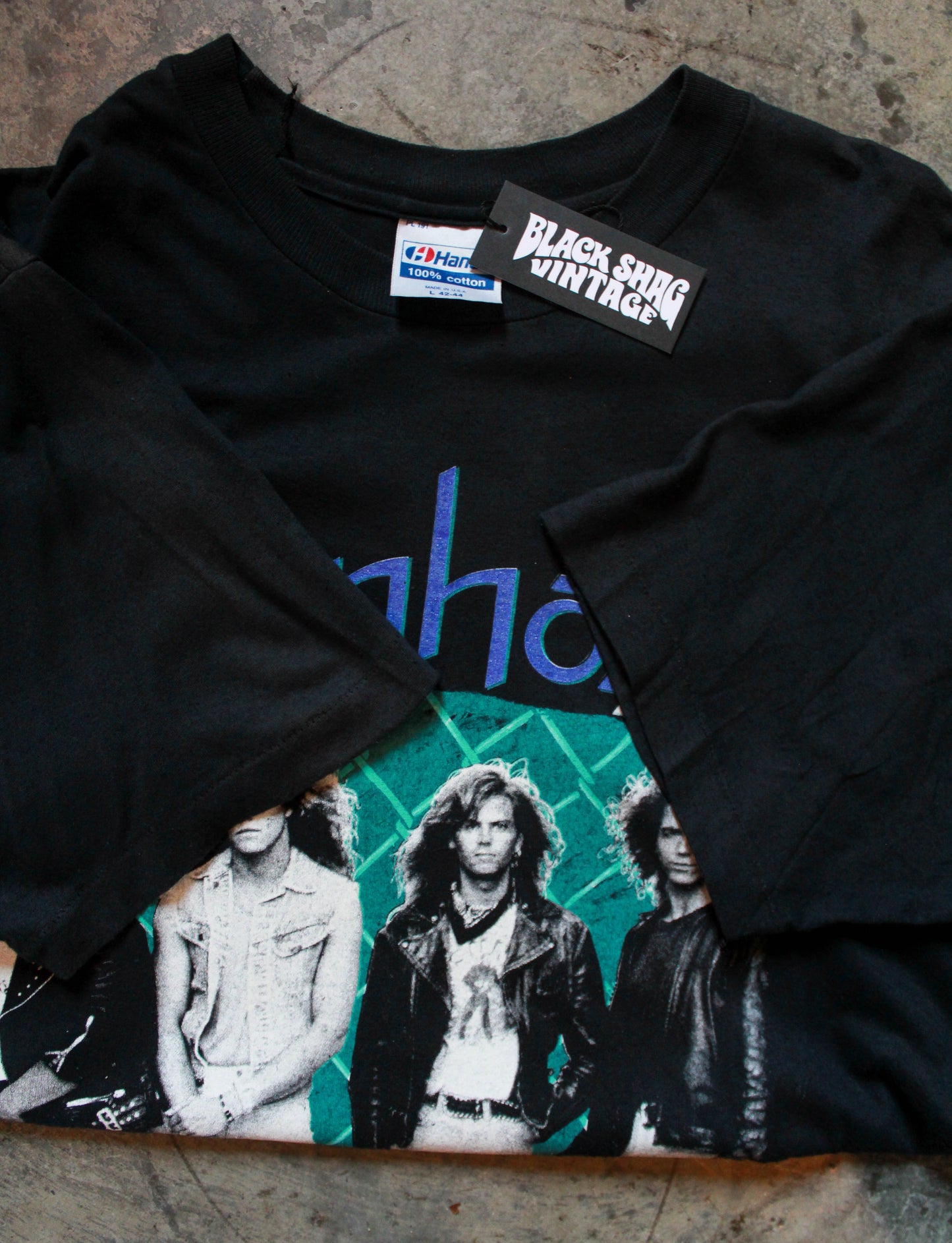 Vintage 1989-1990 Bonham Concert T Shirt Disregard of Timekeeping Black Unisex Large