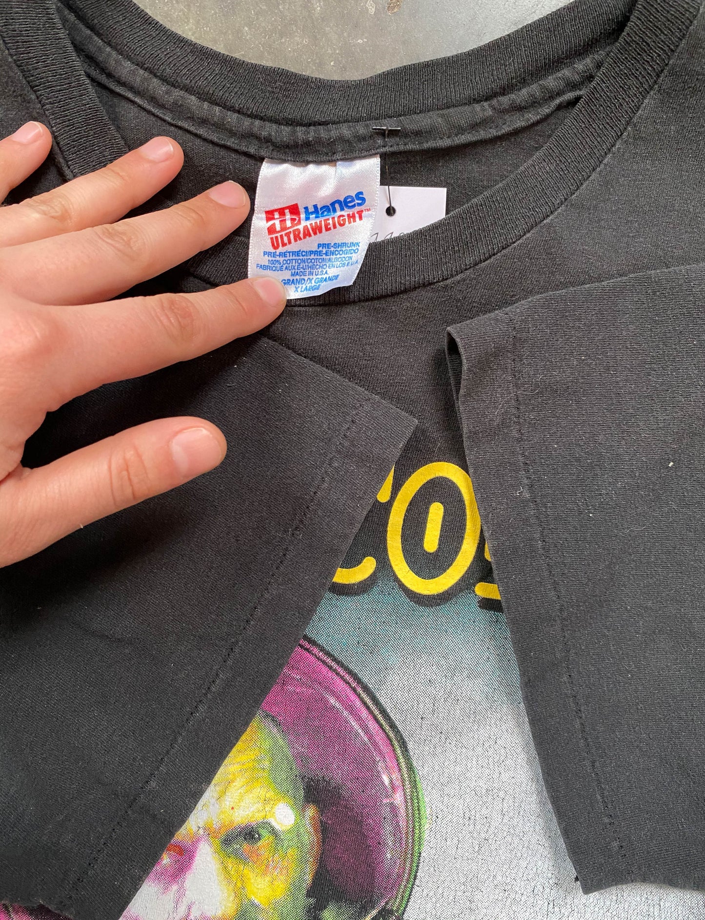 Vintage 1993 Galactic Cowboys Concert T Shirt Space In Your Face Tour Black Unisex Large/XL