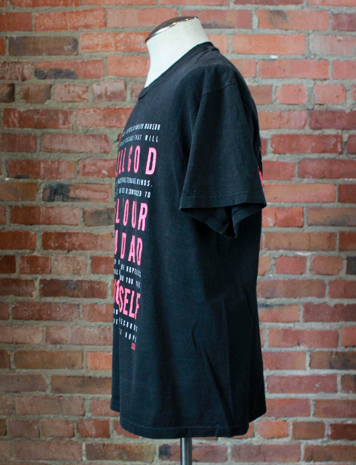 Vintage 1994 Marilyn Manson Concert T Shirt Kill God Kill Yourself XL