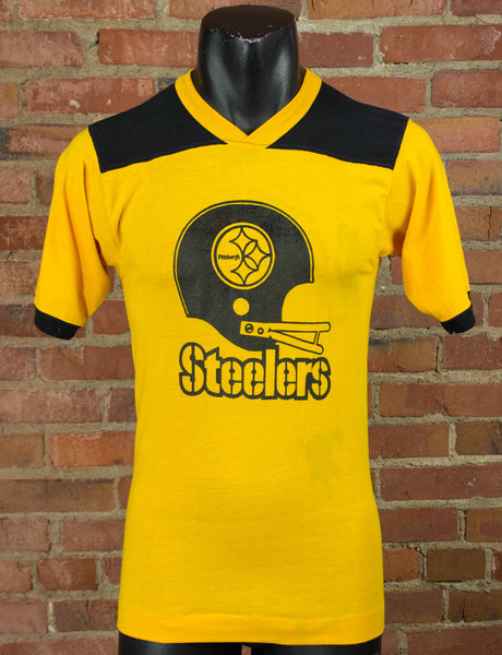 Pittsburgh Black and Yellow Retro Throwback Lettering | Kids T-Shirt