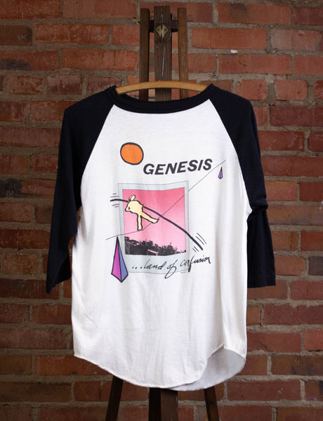 Vintage Genesis 1987 Invisible Touch Tour Raglan Concert T Shirt