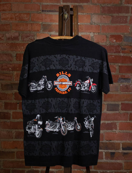 Vintage Harley Davidson 1992 90th Anniversary All Over Print