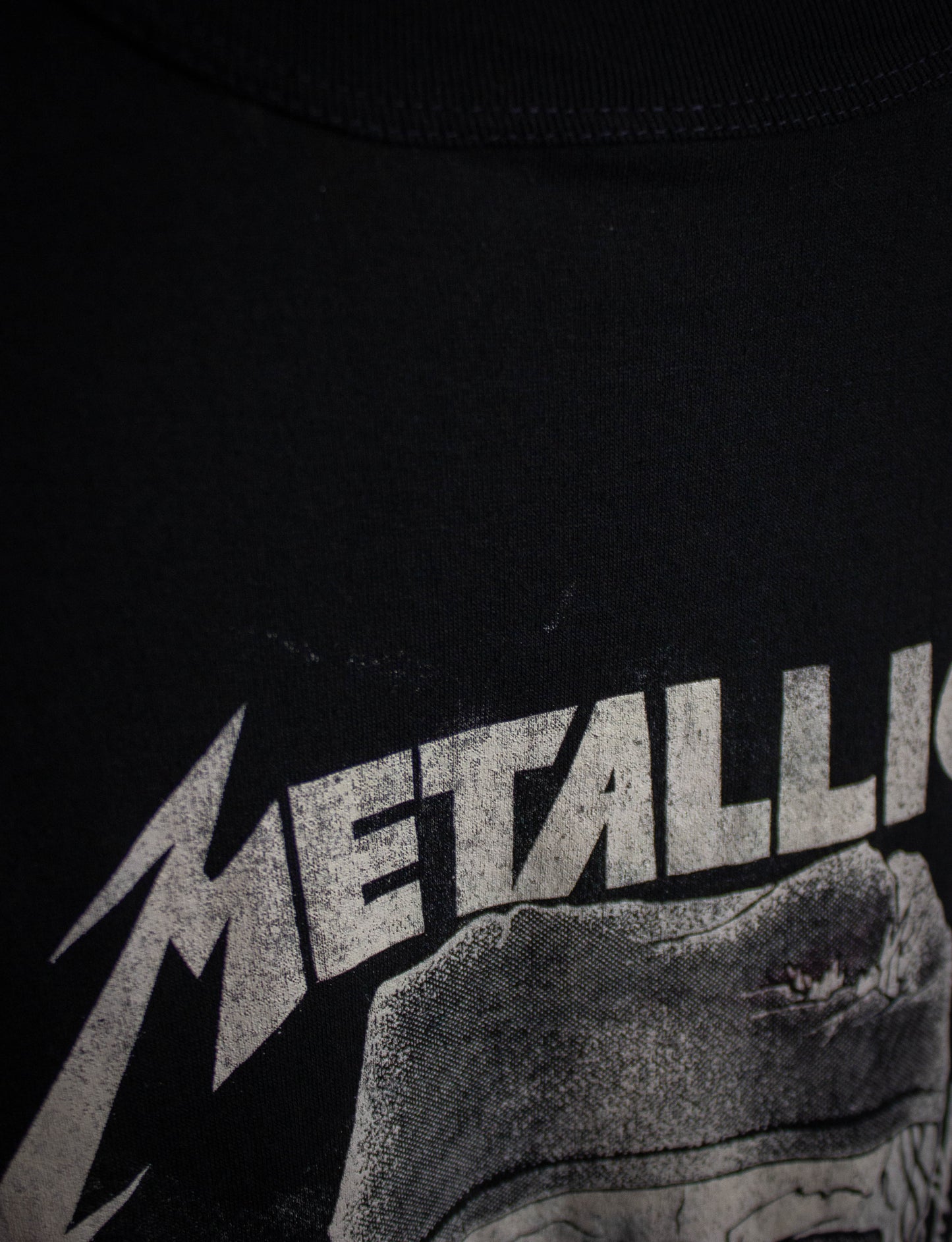 Vintage Metallica Crash Course Concert T Shirt 80s Black Medium-Large