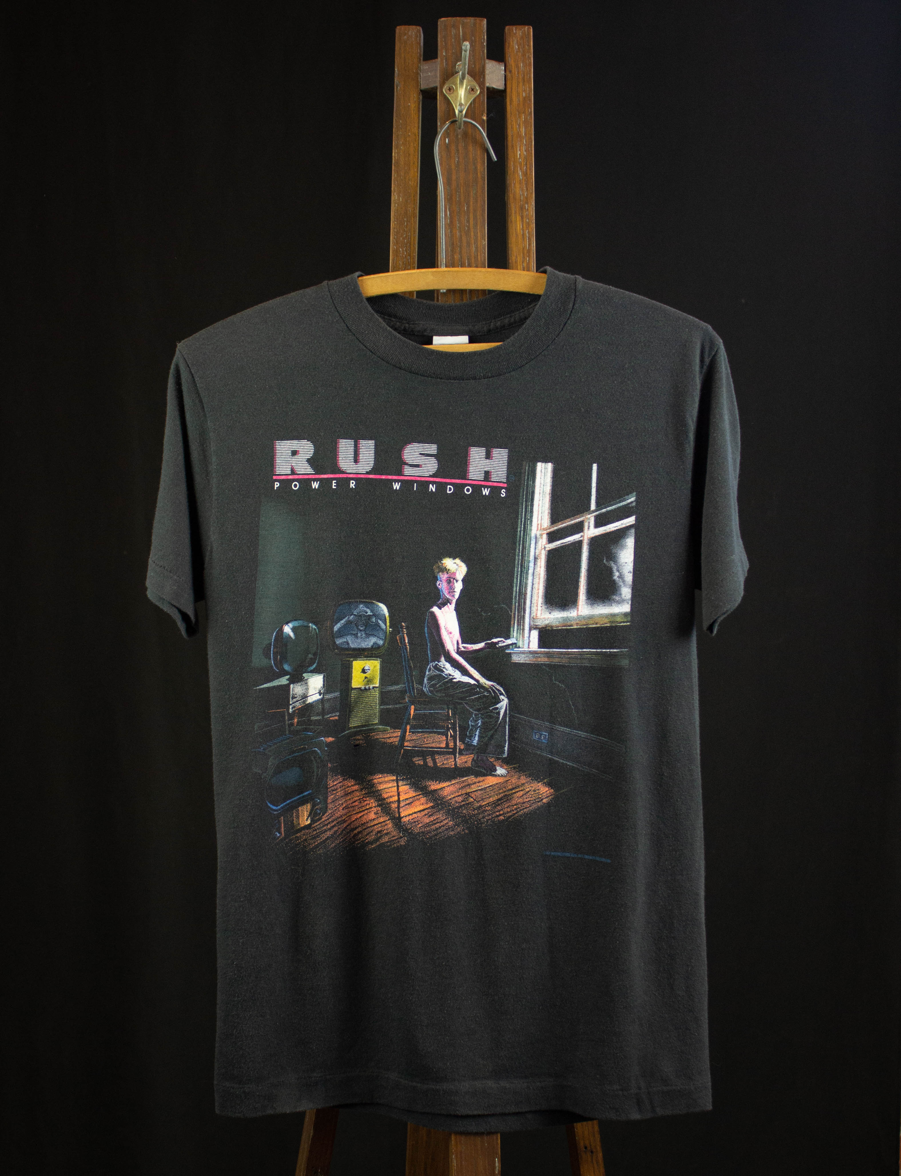 Vintage Rush Concert T Shirt 1985 Power Windows Tour Black Small – Black  Shag Vintage