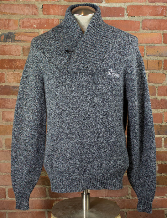 Vintage USA 80s Wool CBS Records Sweater Unisex XL