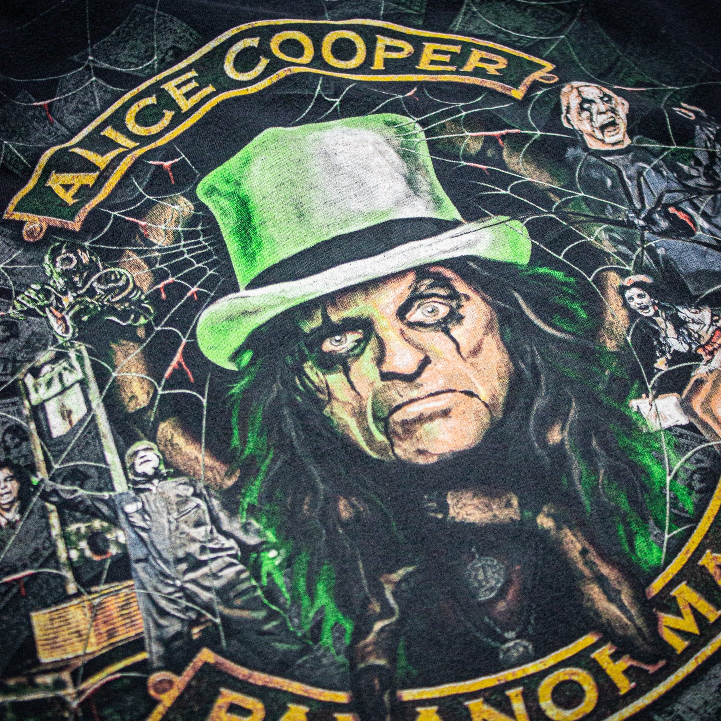 Alice Cooper Paranormal Concert T Shirt 2018 Black XL