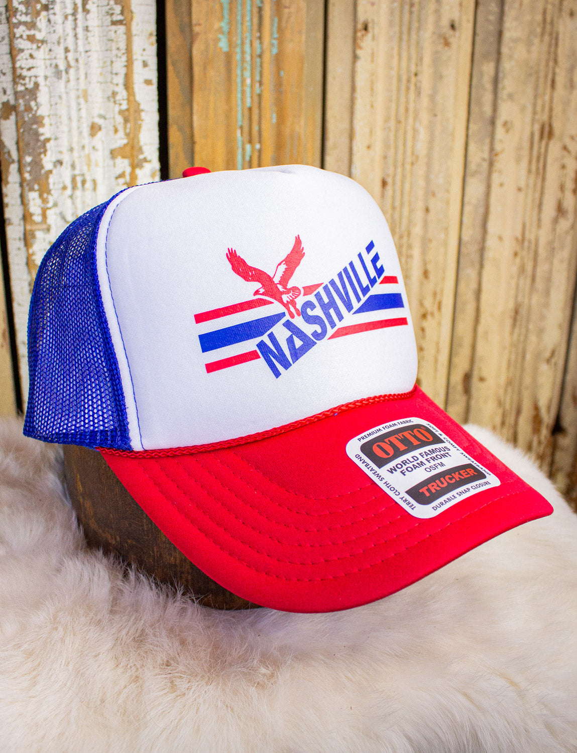 Black Shag Vintage Nashville Trucker Hat