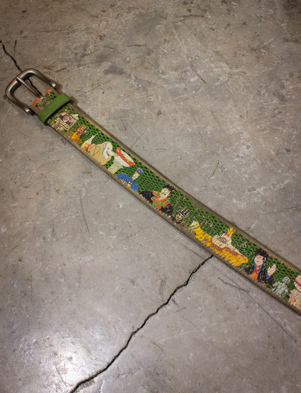 Bill Lavin Beatles Yellow Submarine Custom Leather Belt