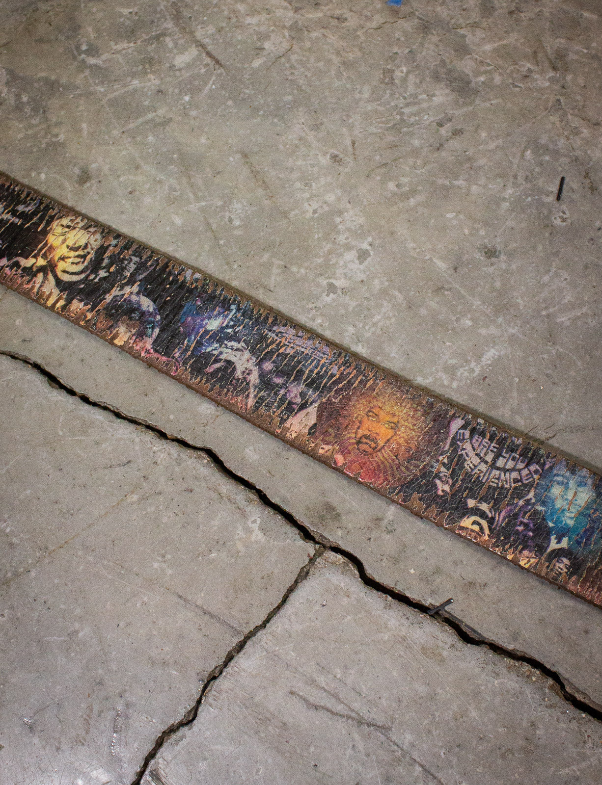 Bill Lavin Jimi Hendrix Custom Leather Belt