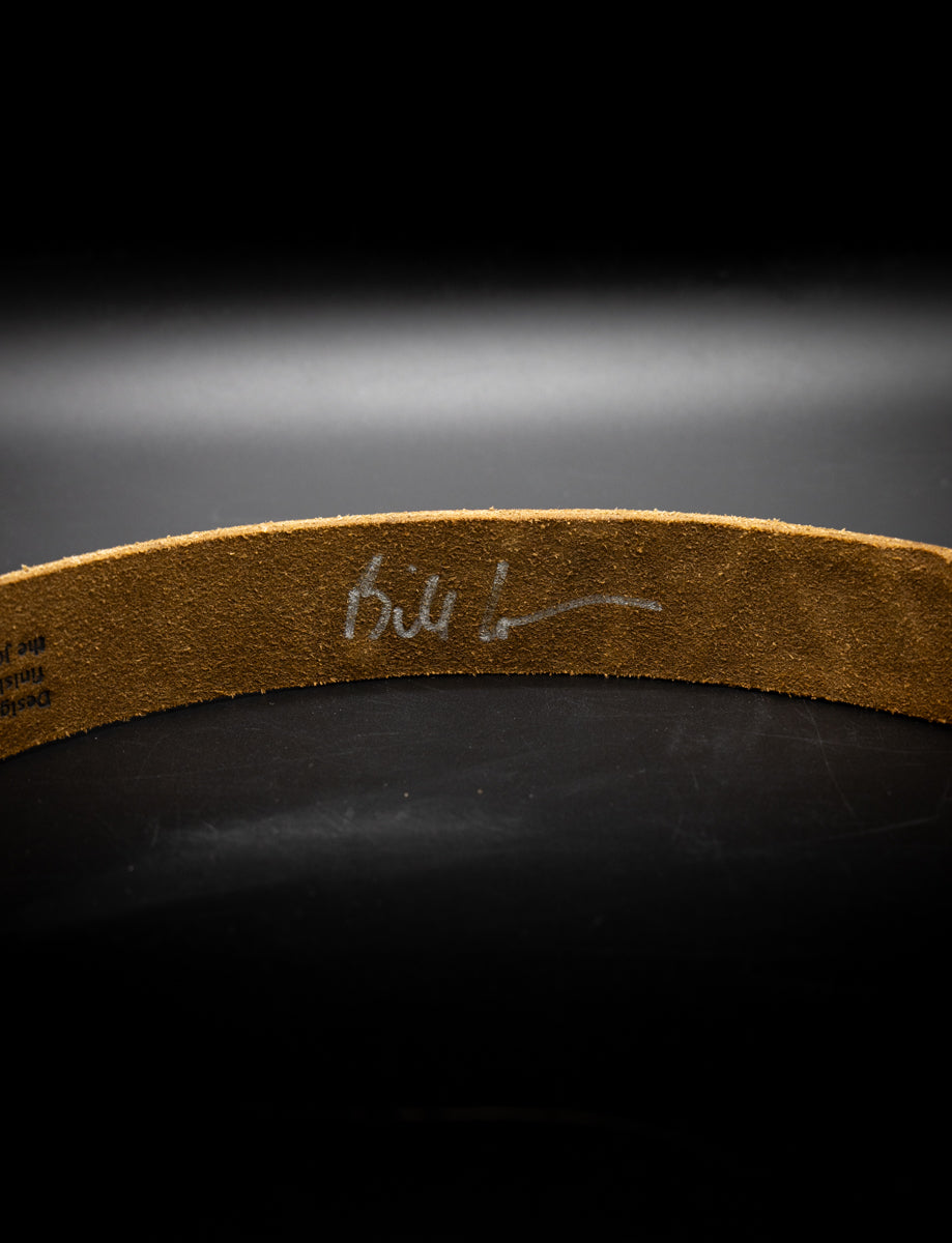 Custom "Jazz" Leather Belt Size 33