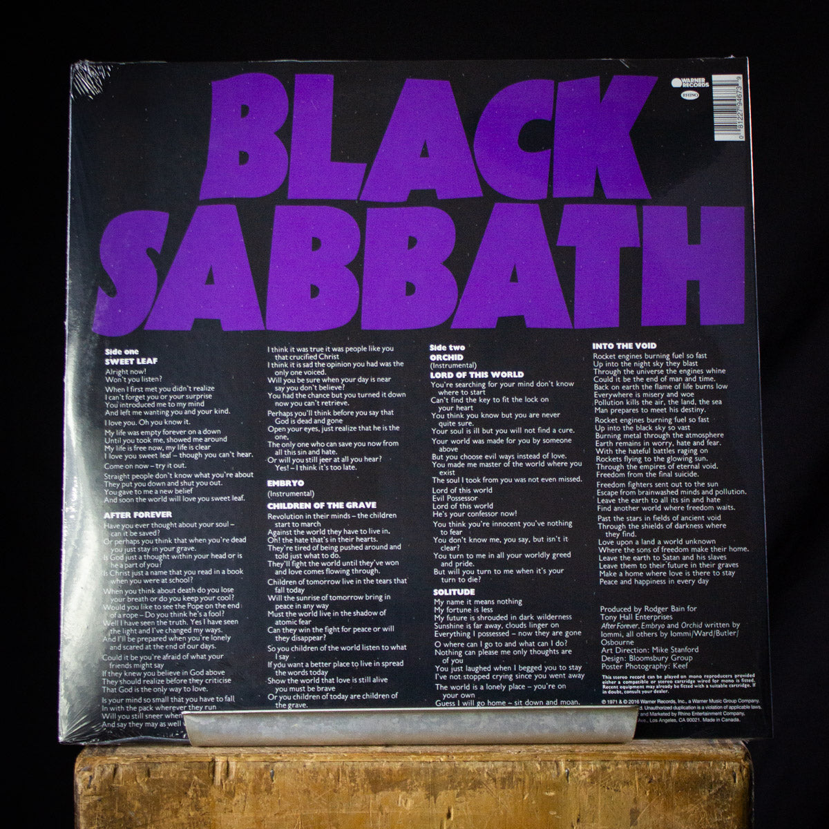 Black Sabbath Master of Reality LP
