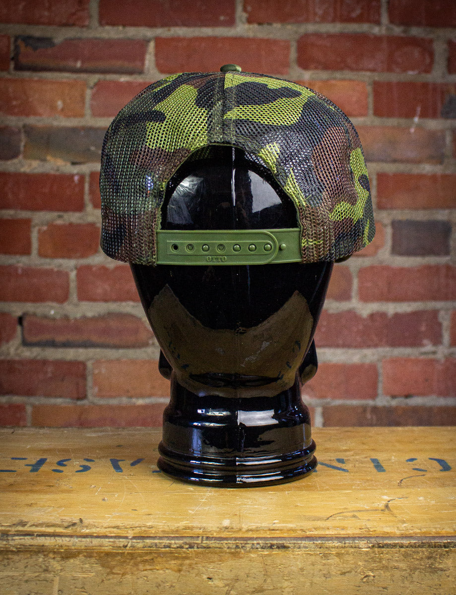 Black Shag Vintage Camo Chopper Trucker Hat
