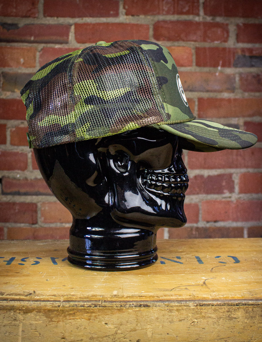 Black Shag Vintage Camo Chopper Trucker Hat