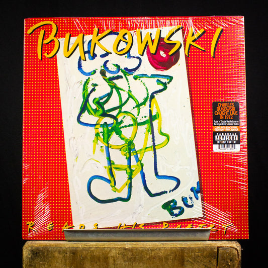 Charles Bukowski Reads His Poetry LP (Clear with Black Swirl Vinyl)