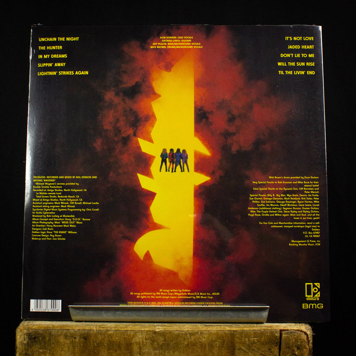 Dokken Under Lock and Key LP (Yellow Vinyl)