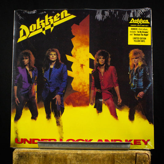 Dokken Under Lock and Key LP (Yellow Vinyl)