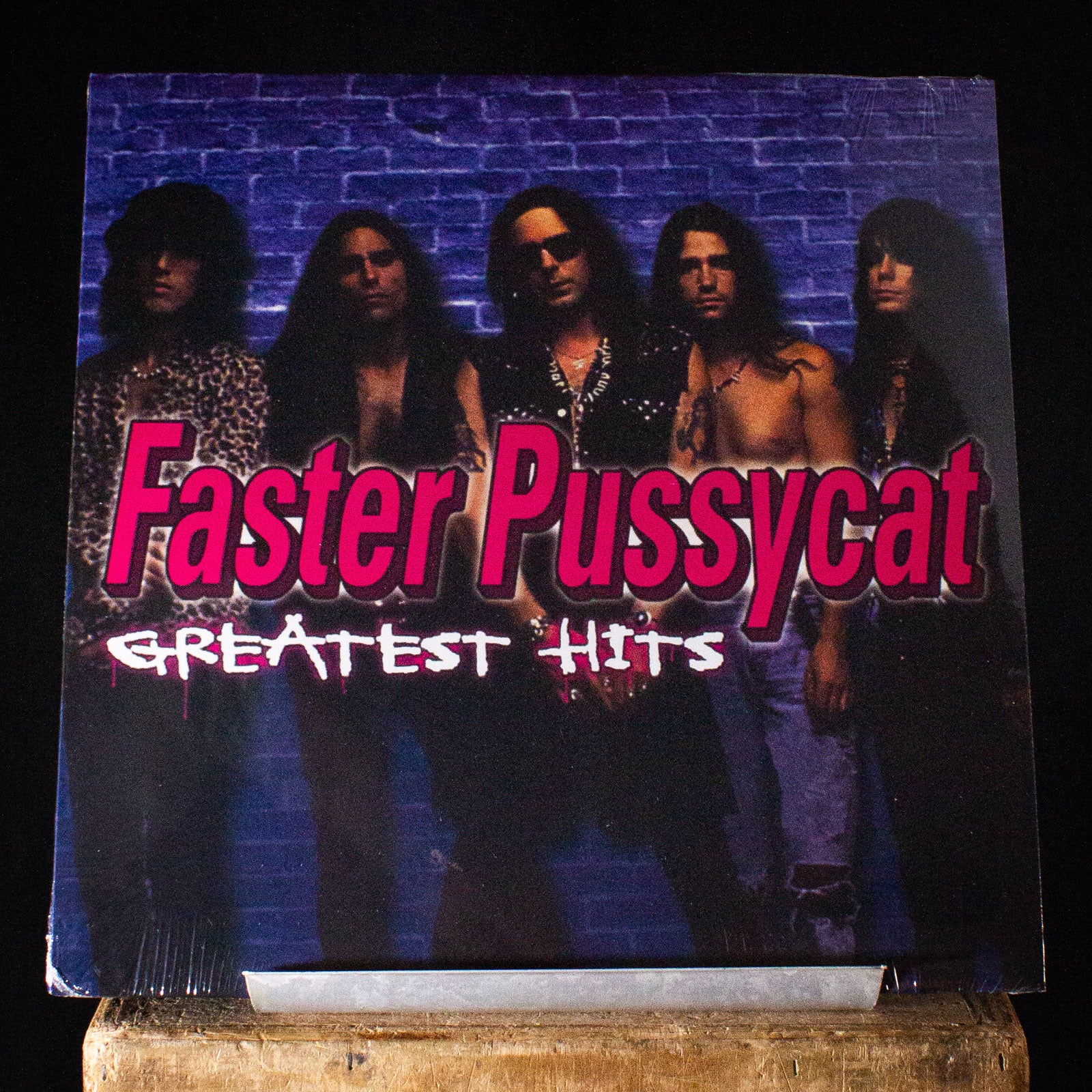 Faster Pussycat Greatest Hits Lp Black Shag Vintage 