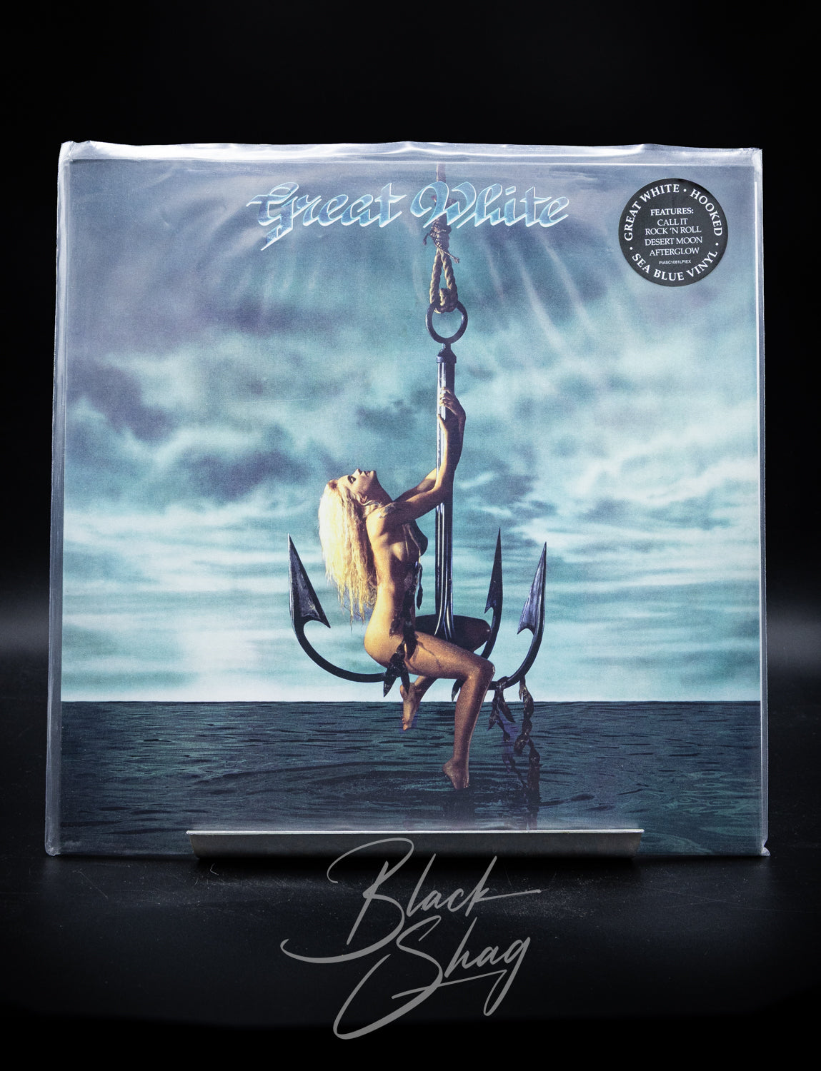 Great White Hooked LP (Sea Blue Vinyl)