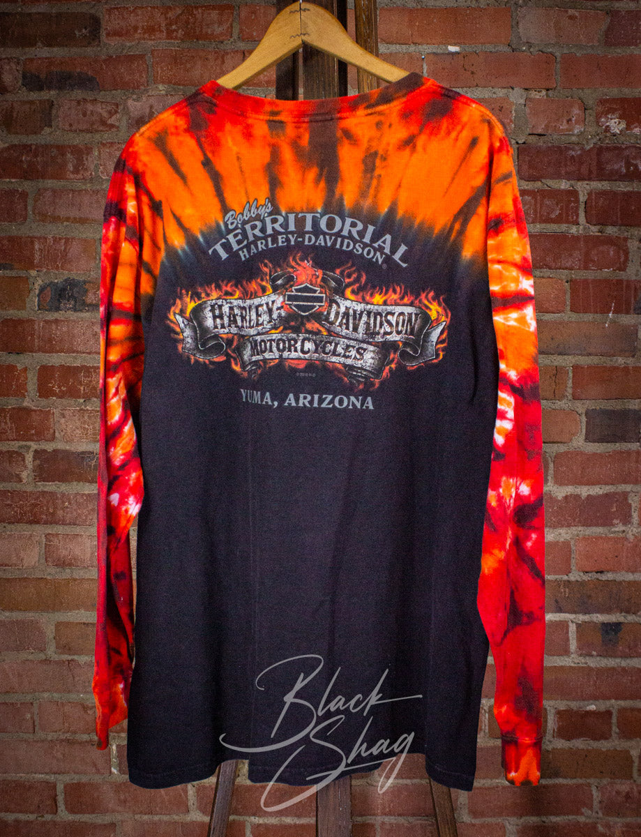 Harley Davidson Yuma, Arizona Long Sleeve Graphic T Shirt 2010 XL