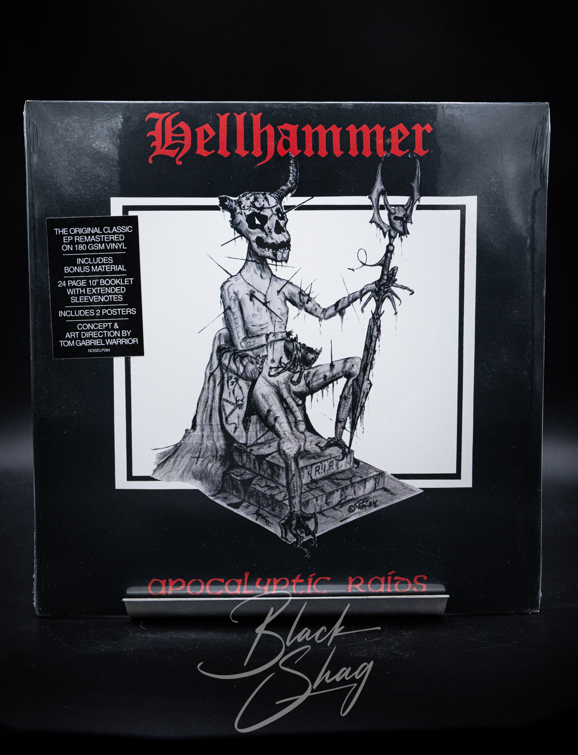 Hellhammer Apocalyptic Raids LP (2020 Remaster)
