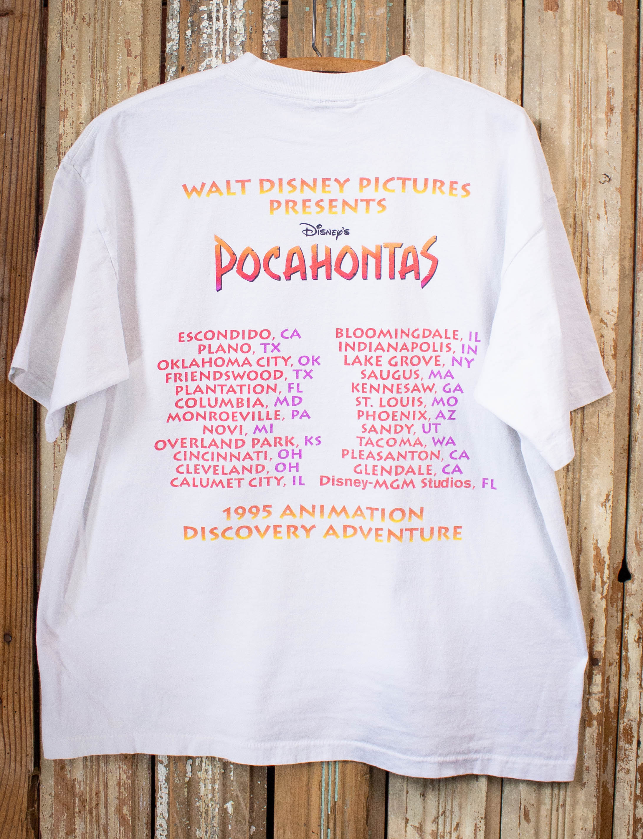 Vintage 1995 Pocahontas shirt 2024