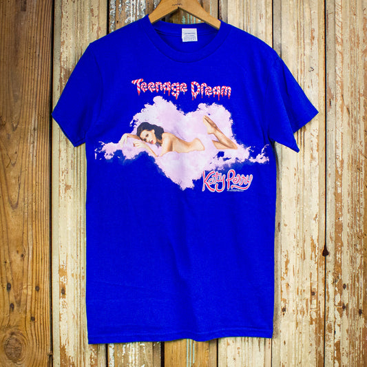 Katy Perry Teenage Dream Concert T Shirt 2010 Blue Small