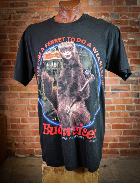 Never Hire A Ferret Vintage T Shirt XL 1998