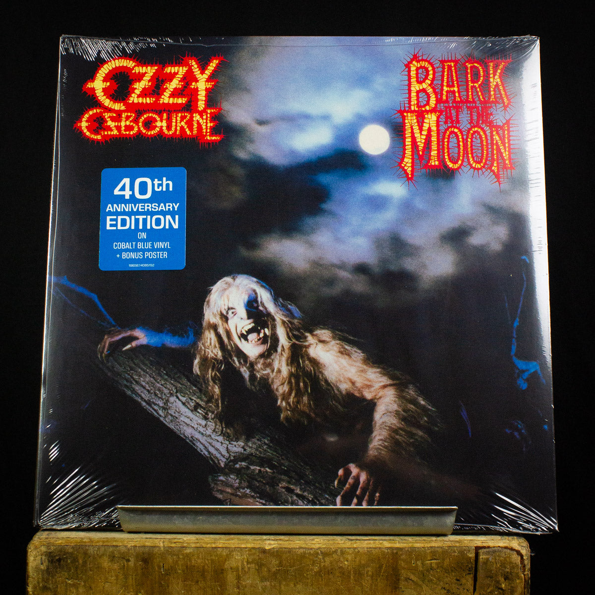 Ozzy Osbourne Bark at the Moon LP (40th Anniversary Pressing Blue Vinyl)
