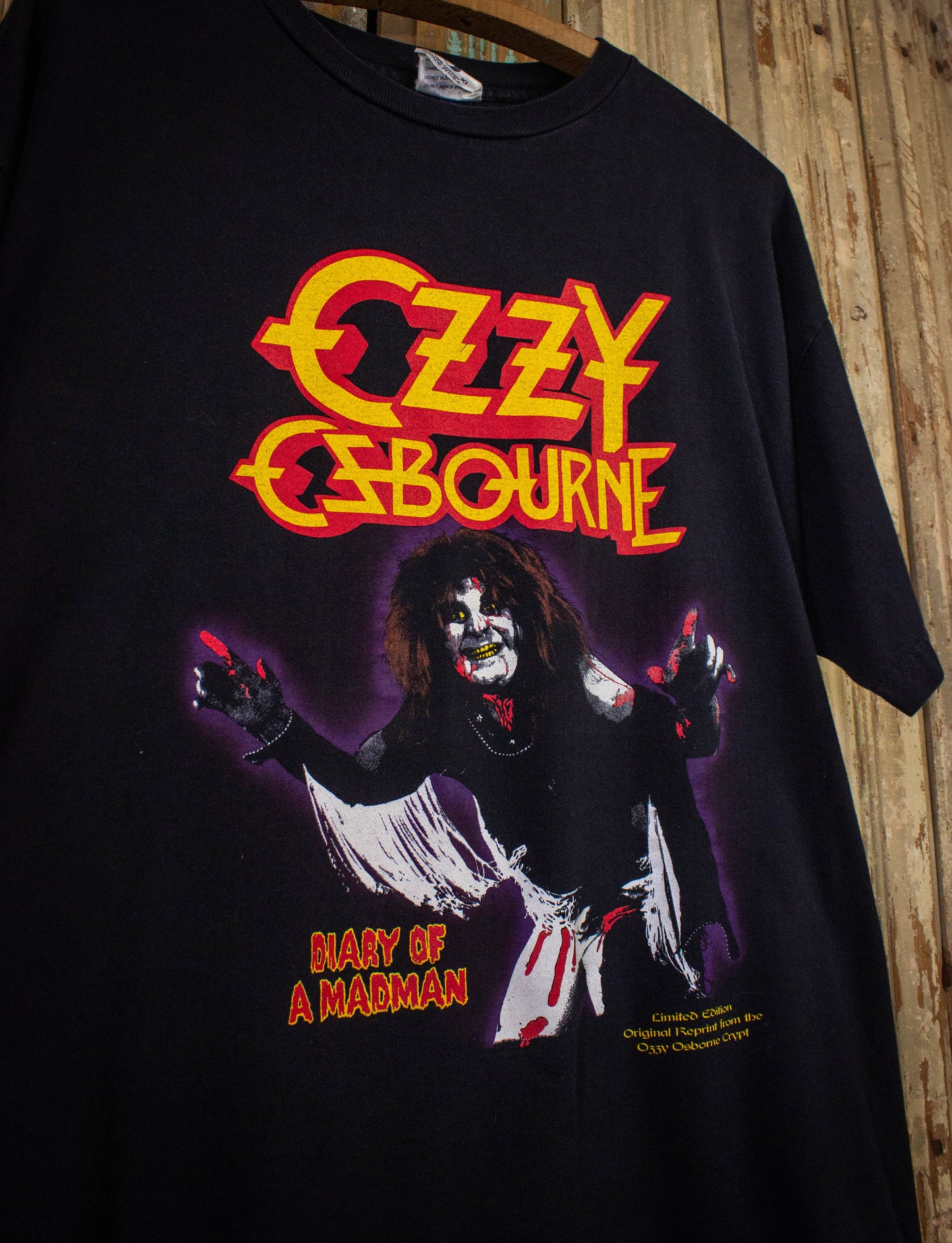 Vintage Ozzy Osbourne Diary Of A Madman Concert T Shirt 2000s Black XL