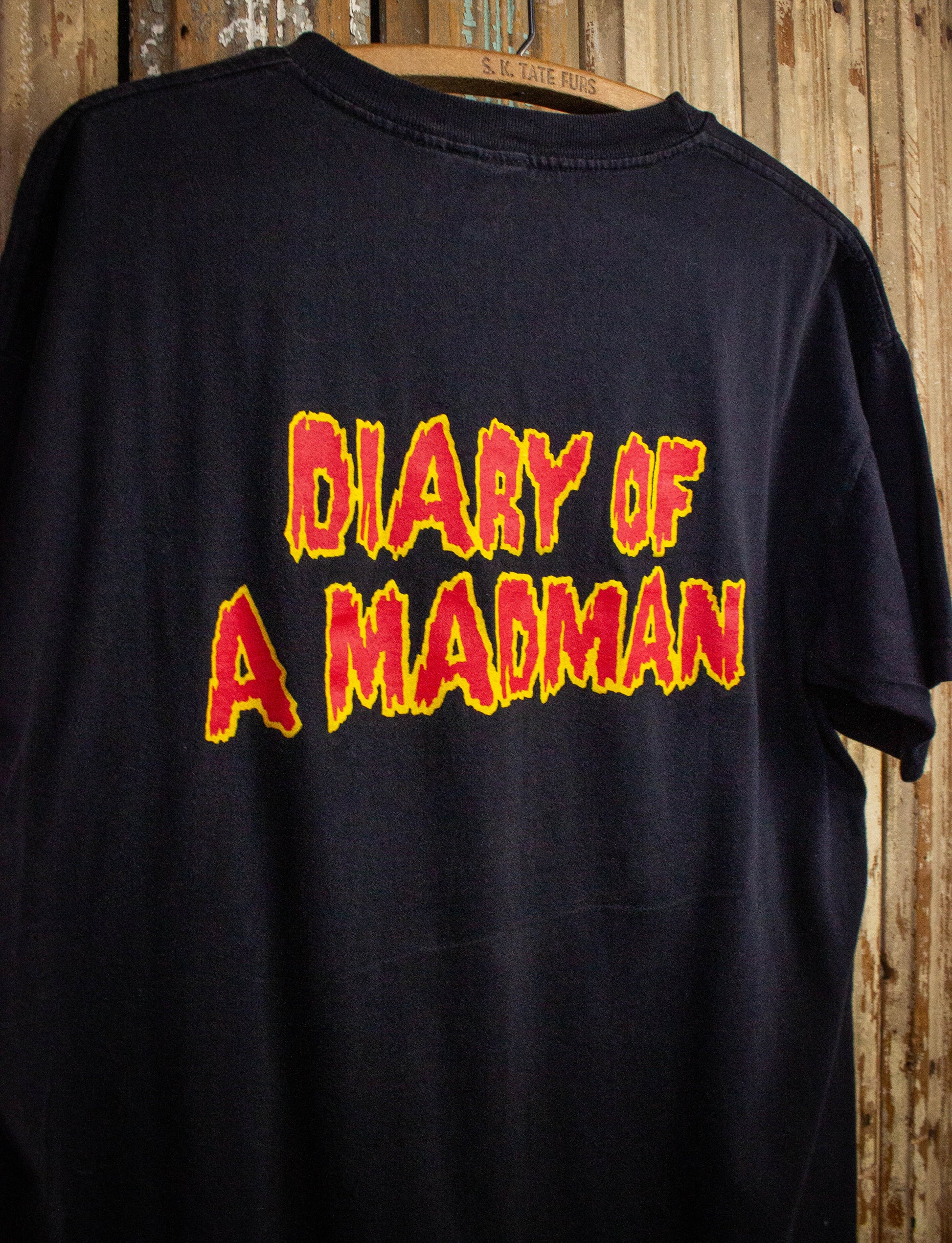 Vintage Ozzy Osbourne Diary Of A Madman Concert T Shirt 2000s Black XL