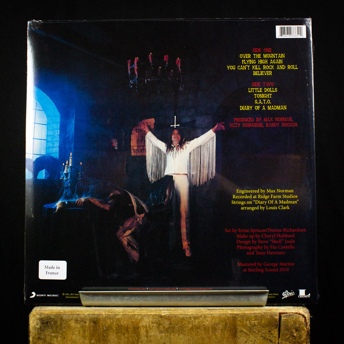Ozzy Osbourne Diary of a Madman LP – Black Shag Vintage