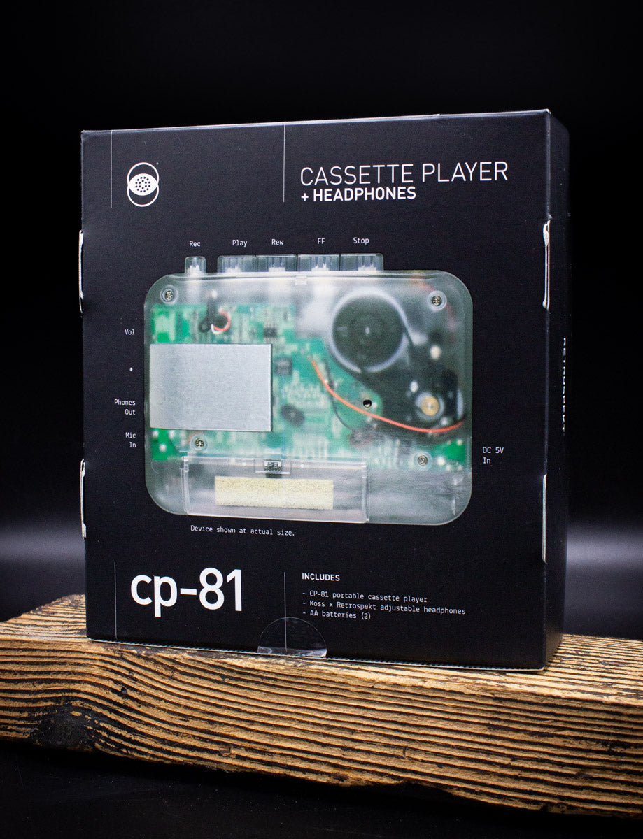 Retrokspekt Portable Cassette Player with Headphones