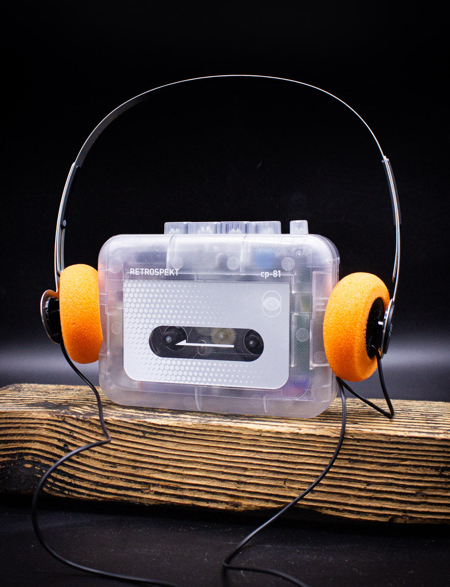 Retrokspekt Portable Cassette Player with Headphones