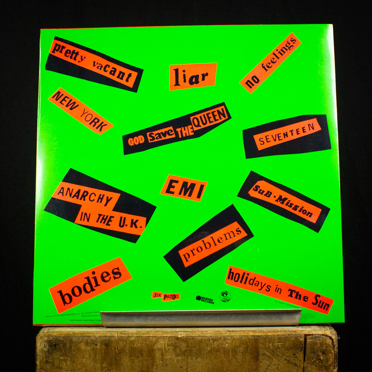 Sex Pistols Never Mind The Bollocks LP (Clear Vinyl)