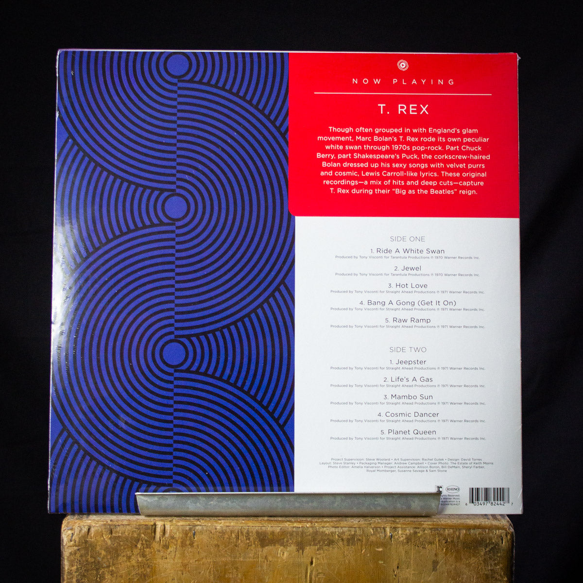 T. Rex Now Playing LP (Transparent Red Vinyl)