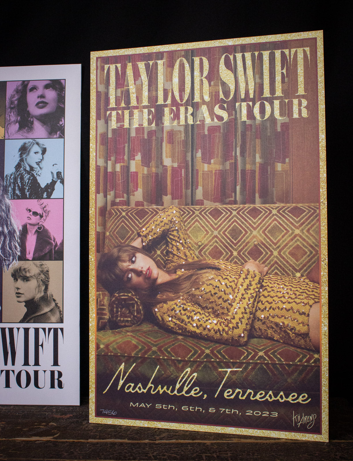 On Hold:Taylor 2024 Swift Eras Tour Nashville VIP Exclusive City Hand Numbered Poster