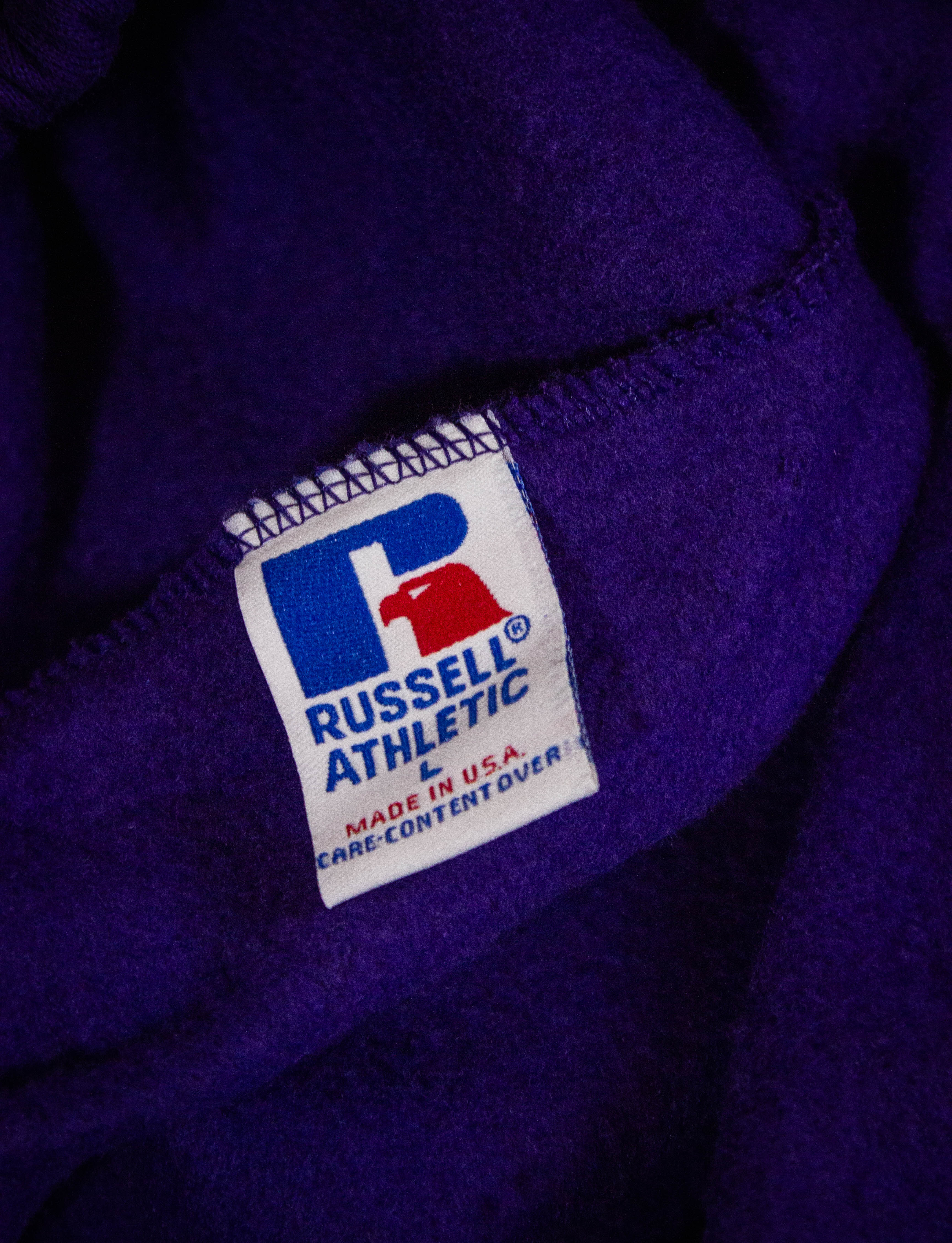 Vintage Russell Athletic Purple Sweatpants Deadstock 90s Medium